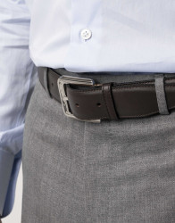 Castello d'Oro Brown Calf Leather Belt thumbnail 1